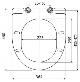 Сиденье для унитаза AlcaPlast Softclose A66